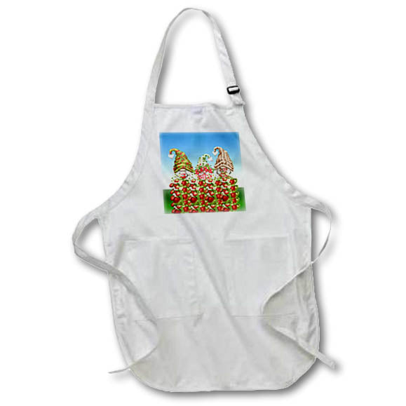 Apron - Strawberry Gnomes a Field of Strawberries, 3dramm AmansMall Mythical Creatures - Gnomes