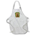 Apron - Home Sweet Gnome Home Sweet Home Red Flowers, 3dramm AmansMall Mythical Creatures - Gnomes