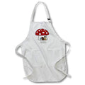Apron - No Place Like Gnome, No Place Like Home Mushroom, 3dramm AmansMall Mythical Creatures - Gnomes