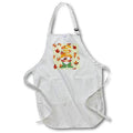 Apron - Autumn Gnome with Acorn Brown Orange Fall Leaves, 3dramm AmansMall Mythical Creatures - Gnomes