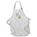 Apron - Image of Words Just Bee with Bee Cartoon – Soul Food
