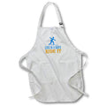 Apron - Image of Words Life Is A Wave Ride It with Surfer Symbol – Inspirational Sayings