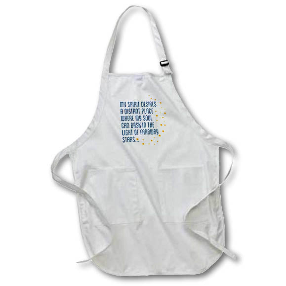 Apron - Image of Words My Spirit Desires A Distant Place Where My Soul Can – Soul Food