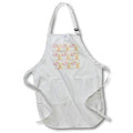 Apron - A pattern of ancient Egyptian symbols of a variety of pink colors Alexis Design - Pattern Egypt