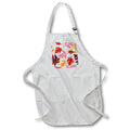 Apron - Pattern of colorful pink, red, purple, yellow leaves Alexis Design - Pattern Floral