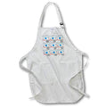 Apron - Seamless Pattern Travel By Air Baltimore, USA, BWI, blue aircraft Alexis Design - Pattern Travel By Air