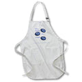 Apron - Image of Happy Chanukah Grandson In Yiddish With Donuts lens Art by Florene - Chanukah 2021 Or 5782