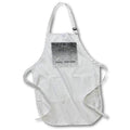 Apron - Image of Silver Embossed Dreidels With Happy Chanukah In Black lens Art by Florene - Chanukah 2021 Or 5782