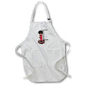Apron - Glamour Black Girl Image Of Diamonds Monogram F Monograms