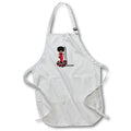 Apron - Glamour Black Girl Image Of Diamonds Monogram L Monograms
