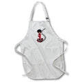 Apron - Glamour Black Girl Image Of Diamonds Monogram S Monograms