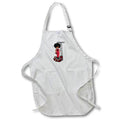 Apron - Glamour Black Girl Image Of Diamonds Monogram T Monograms