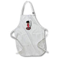 Apron - Glamour Black Girl Image Of Diamonds Monogram Y Monograms
