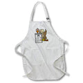 Apron - Funny Buzzard with Carrion Café Menu possum pancakes, skunk splat puns Funny