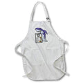 Apron - Funny Beach Shark Toothie Take out Menu puns lady fingers handburgers Funny