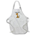 Apron - Funny Feline Fine Happy Orange Kitty Cat Lovers Pun Funny