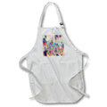 Apron - Hot summer temperatures heat the city building with colorful style. Designs - Summertime