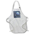 Apron - Sci Fi digital artwork featuring reflective spheres floating in space. Designs - Science Fiction