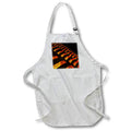 Apron - Abstract macro perspective of imaginary scales on skin of an animal. Designs - Animals