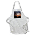 Apron - Stars in space as background for silhouette of Stonehenge structure. Designs - Cities And Structures