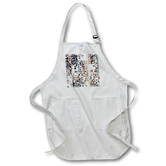 Apron - A pastels graphic artwork with geometric shapes and overlapping layers. Designs - Graphic Design