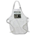 Apron - Alien landscape with mountains and field of mysterious large eggs. Designs - Surreal