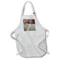 Apron - Graphic artwork using photograph of a pool table sports game for fun. Designs - Graphic Design