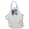 Apron - Surreal abstract reflective glass structure depicting checkerboard area. Designs - Surreal