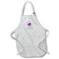 Apron - I Am American I Have The Right To Bear Arms Approval Not Required S.Heller and Kids - Hunting