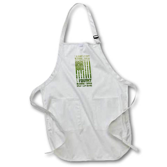 Apron - I Fought Because I Loved What I Left Behind S.Heller and Kids -America