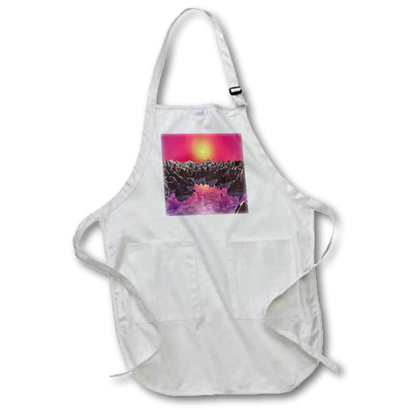 Apron - The surface of Planet Mars, with rocky terrain and signs of water. Designs - Science Fiction