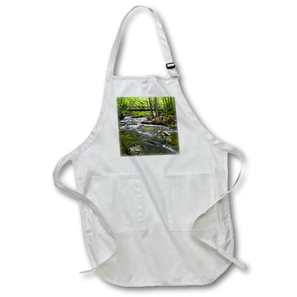 Apron - This old wooden bridge spans a section of Laurel Fork in NE Tennessee Designs - Photography