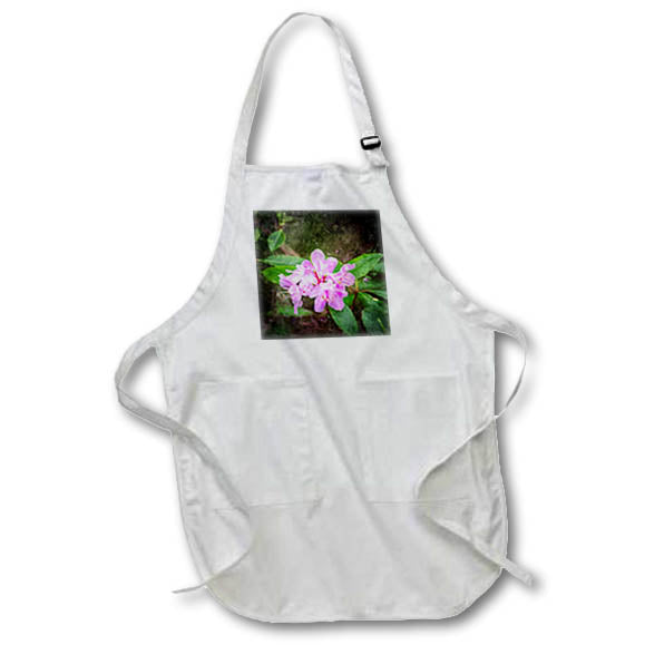 Apron - Based on a photograph of a flower spotted while hiking, with texture. Designs - Nature