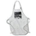 Apron - Black and white photography of Clear Creek at the OBED Nature area. Designs - Photography