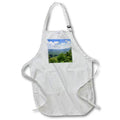Apron - Afternoon view of the Blue Ridge Mountains, lush green and blue skies. Designs - Photography
