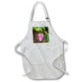 Apron - Macro photograph of a closed pink lenten rose drooping down. Stamp City - flower