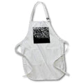Apron - A black and white macro photograph of moss. Stamp City - nature - black and white