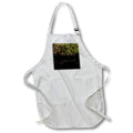 Apron - A macro photograph of moss growing on a rock reflecting in a pond. Stamp City - nature