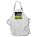Apron - A macro photograph of moss with a beautiful bokeh background. Stamp City - nature