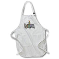 Apron - Funny Cute Moose Hiker with Cool Colorful Font and Hiking and Camping Sports and Hobbies