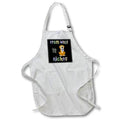 Apron - Cute Funny Rescue Dog with Lottery Ticket From Wags to Riches Pun Pets