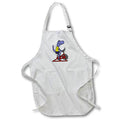 Apron - Funny Cute Trex Dinosaur on Spin Cycle Spin Class Indoor Cycling Bike Sports and Hobbies