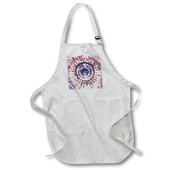 Apron - Three dimensional concentric digital artwork with abstract shapes. Designs - Abstract