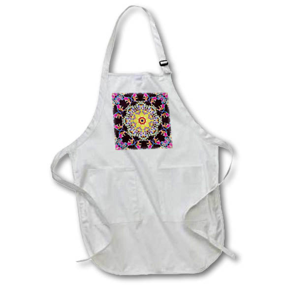 Apron - Mandala design with symmetry in style of abstract expressionism paint. Designs - Graphic Design