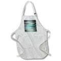 Apron - Abstract digital art pattern design in hues of teal and turquoise shapes Designs - Graphic Design