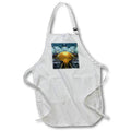 Apron - Unusual three dimensional science fiction digital artwork of golden sphere Designs - Science Fiction