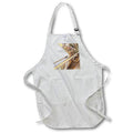 Apron - Three dimensional abstract digital artwork of chaotic structure in gold hue Designs - Abstract