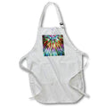 Apron - A spectrum of colors and added texture adorn this retro style tie dye art. Designs - Graphic Design