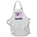 Apron - Mysterious alien spaceship hovers above earth, with woman pointing Designs - Surreal