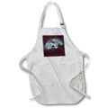 Apron - Blue tinted photograph of a Smoky Mountain river running under road Designs - Cities And Structures
